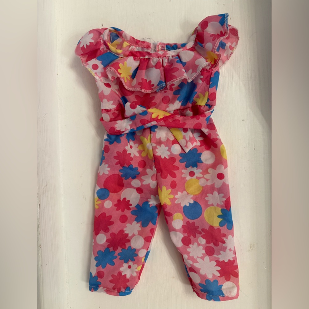Colorful Floral Doll Romper